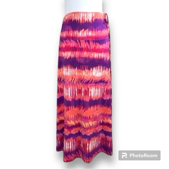 Dakini Convertible Strapless Dress Vibrant Tie-Dye Print - Picture 5 of 17